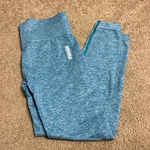 Gymshark Adapt Marl bra in emerald green